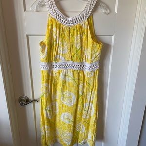 Lilly Pullitzer - cutout trim dress